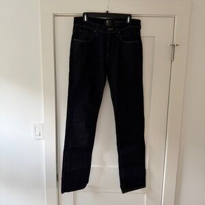 7 For All Mankind Dark Blue Straight Jeans